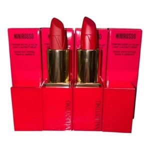Valentino Minirosso Satin Lipstick Bundle of 4 Travel Size 2g/0.07oz